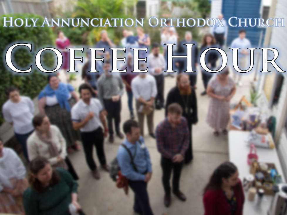 Coffee Hour at Holy Annunciation Orthodox Church, Brisbane